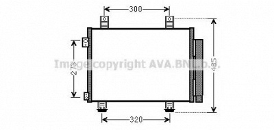 AVA QUALITY COOLING sz5117 -  Конденсатор, кондиционер